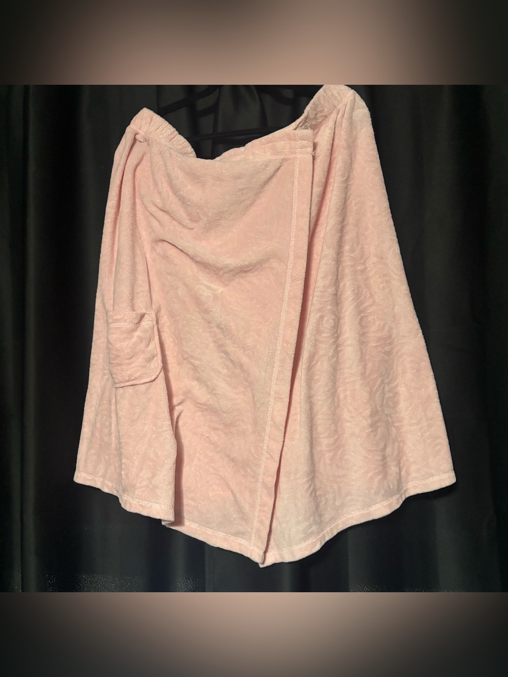 🎃5 for $25🎃 Plush Pink Shower Bath Towel Velcro Wrap
